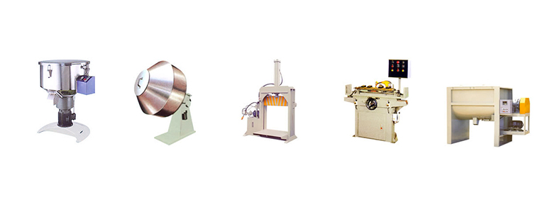 Vertical Mixer & L-Type Mixer & Hydraulic Cutting Machine & Knife Grinder and Horizontal Ribbon Mixer